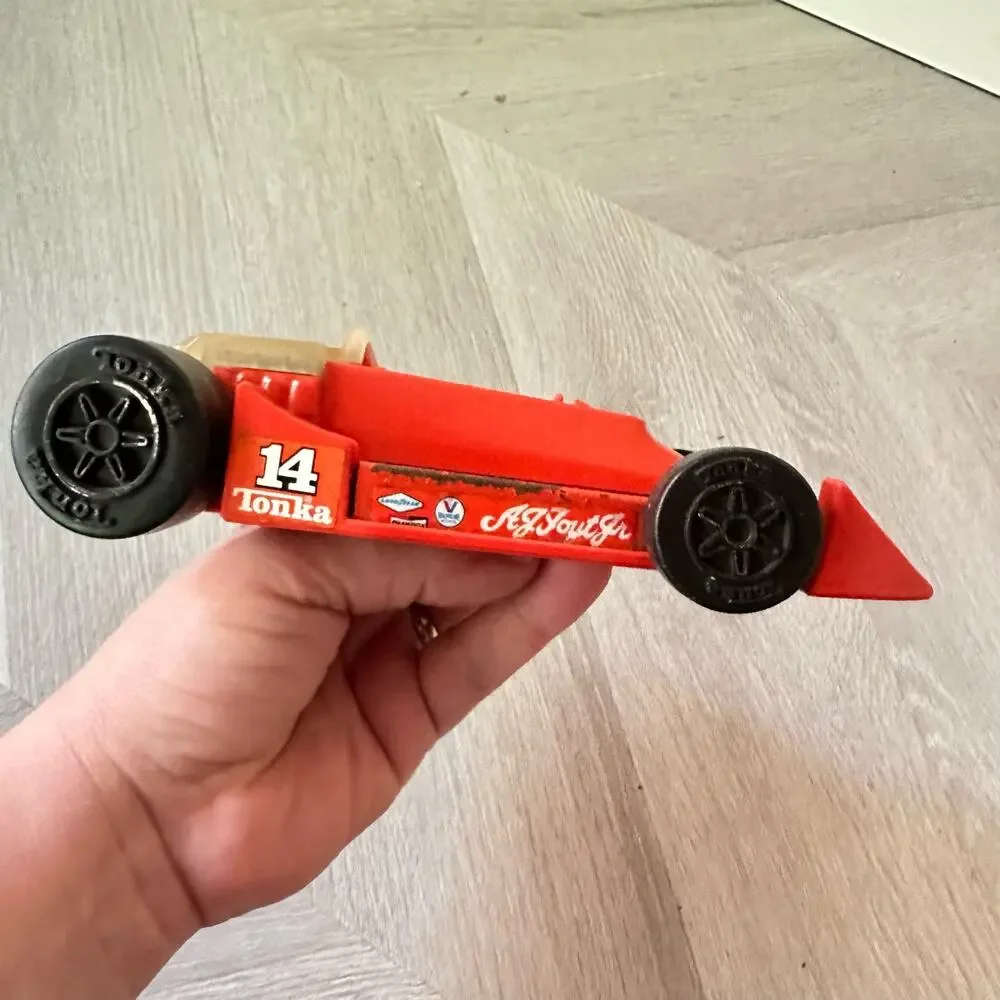 Vintage Tonka A J Foyt Racing Team Van Race Car 1979
